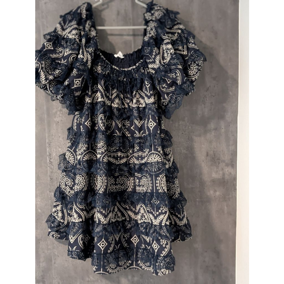 NWT Women's Sofie the Label Dress Size S Blue - Picture 4 of 9